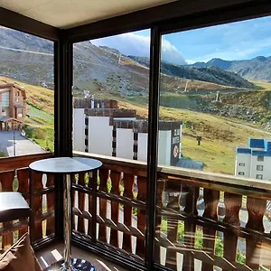 Le Serac W6 Avec Véranda En Angle Vue Panoramique Appartement Val Thorens